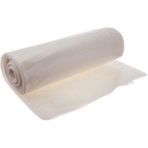 10 Mil Vapor Barrier, 5' x 100', Poly Cover Clear Vapor Barrier Plastic  Sheeting